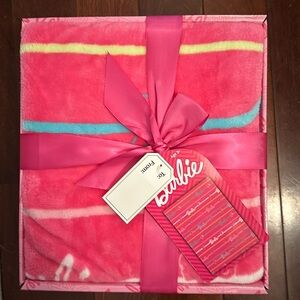 Barbie Signature & Barbie Head Plush Throw